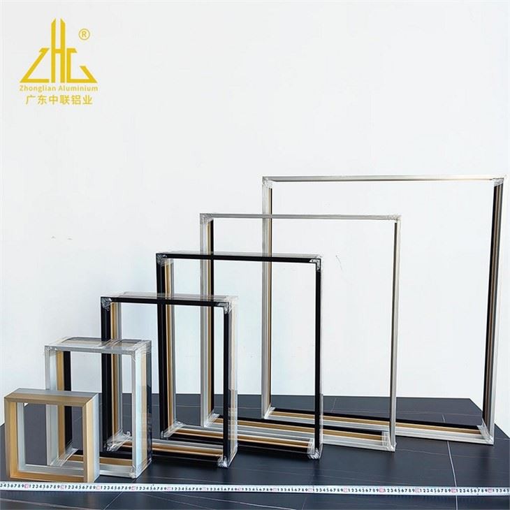 Khung nhôm anodized Khung nhôm chải Khung công nghiệp trang trí hiện đại